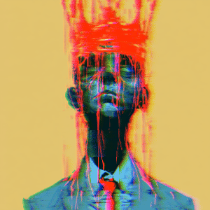 King of The Hollow Circuit melted crown