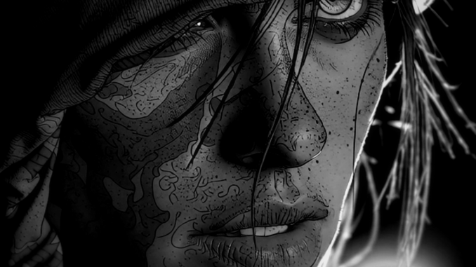 The Hollow Circuit female artist #00456 by Awen Null ©2026 Art of FACELESS